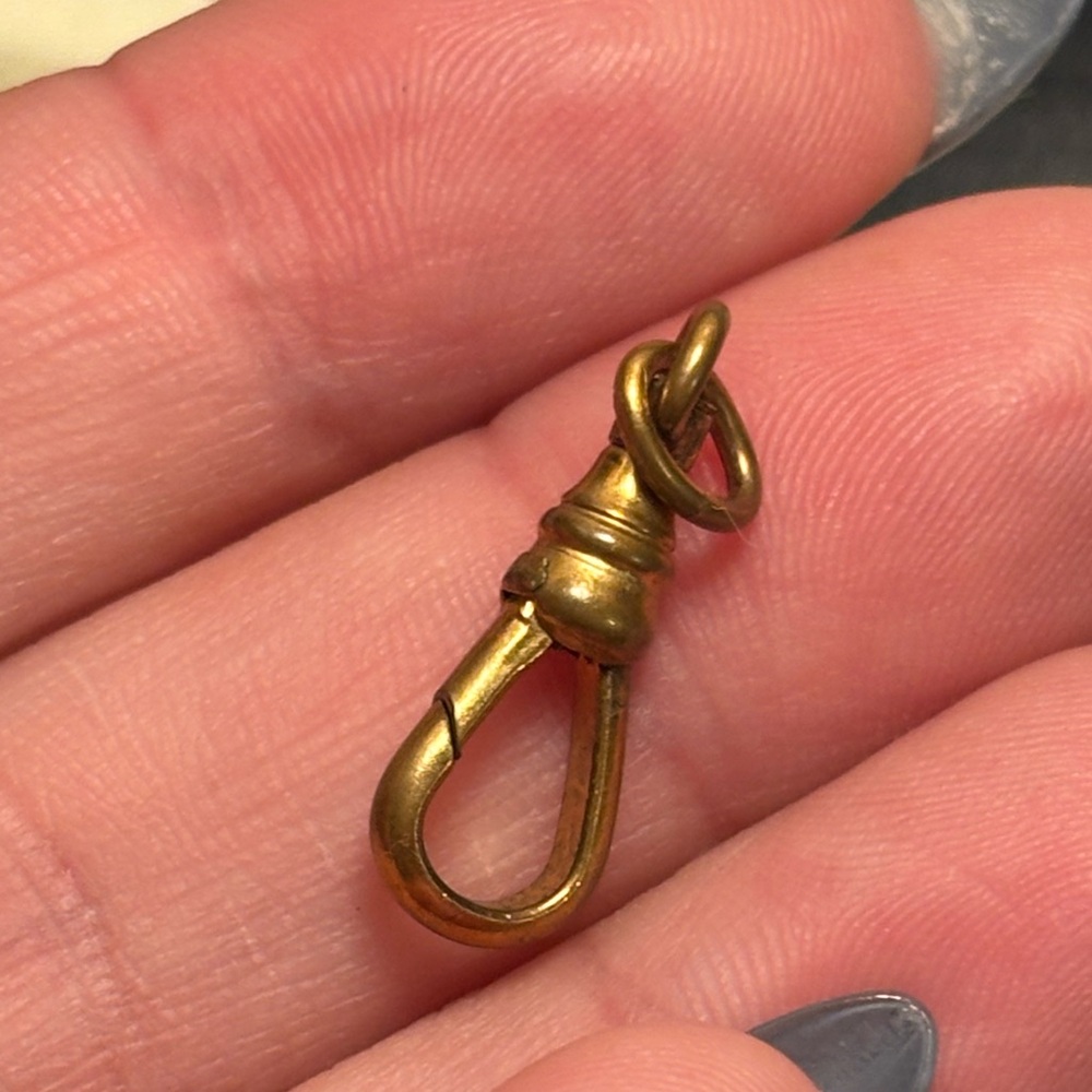 Antique Gold Filled Swivel Clasp
